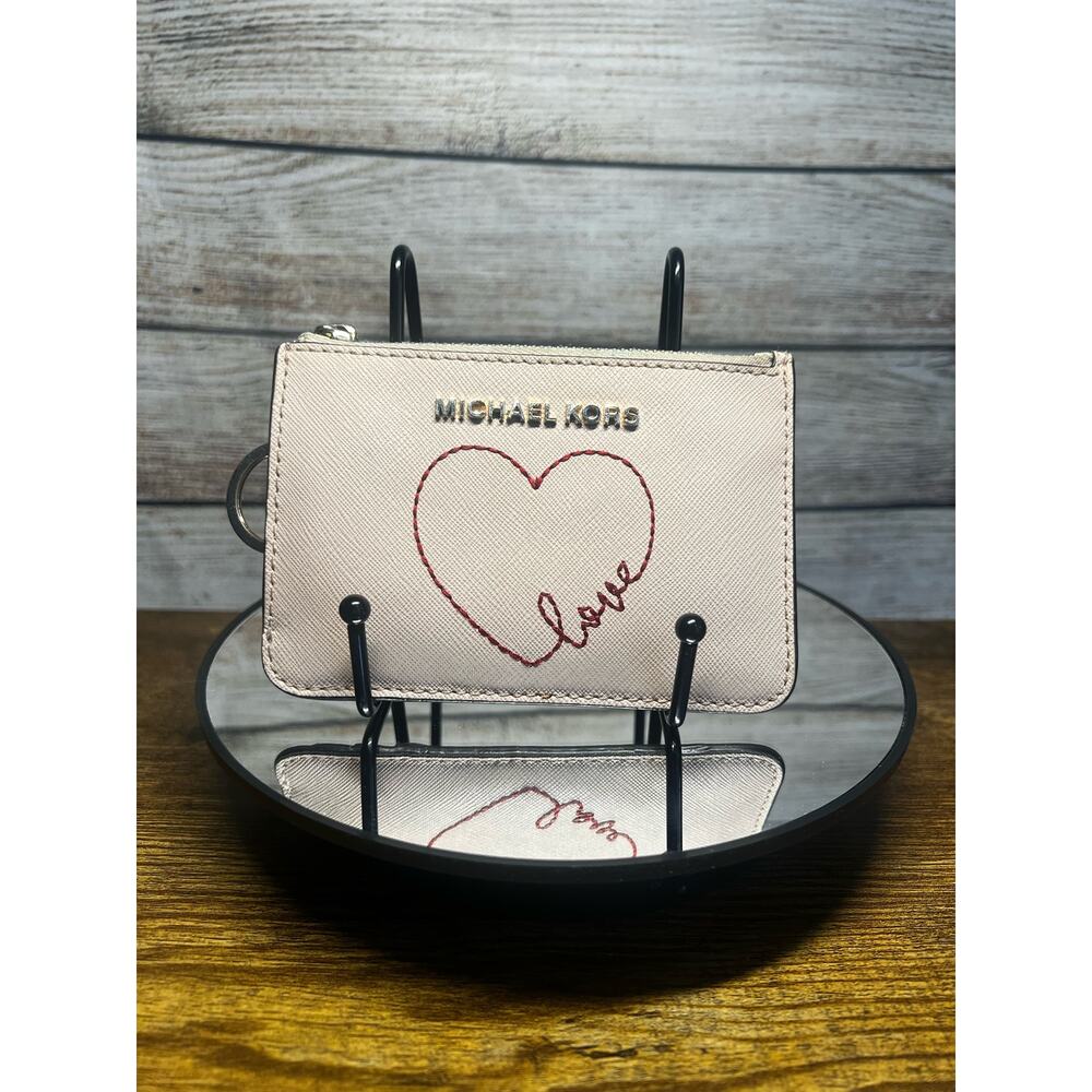 Michael Kors Jet Set “Love” Card/Coin Pouch